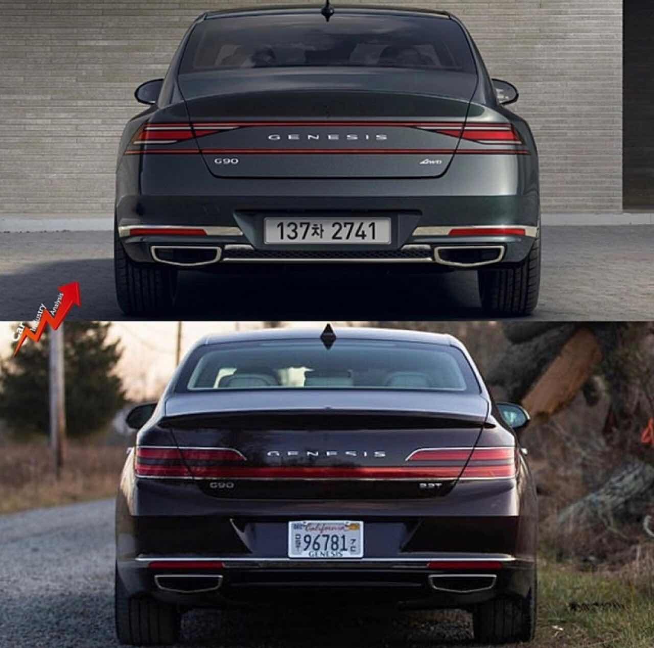 제네시스 G90 구형 VS 신형 비교 이미지4