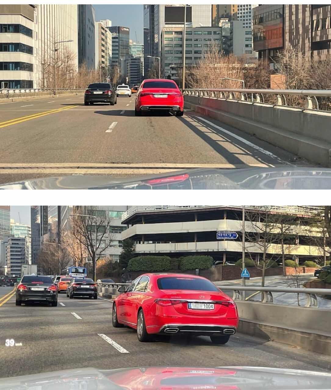 마이바흐 레드 컬러 실물 ㄷㄷ 게시글 썸네일