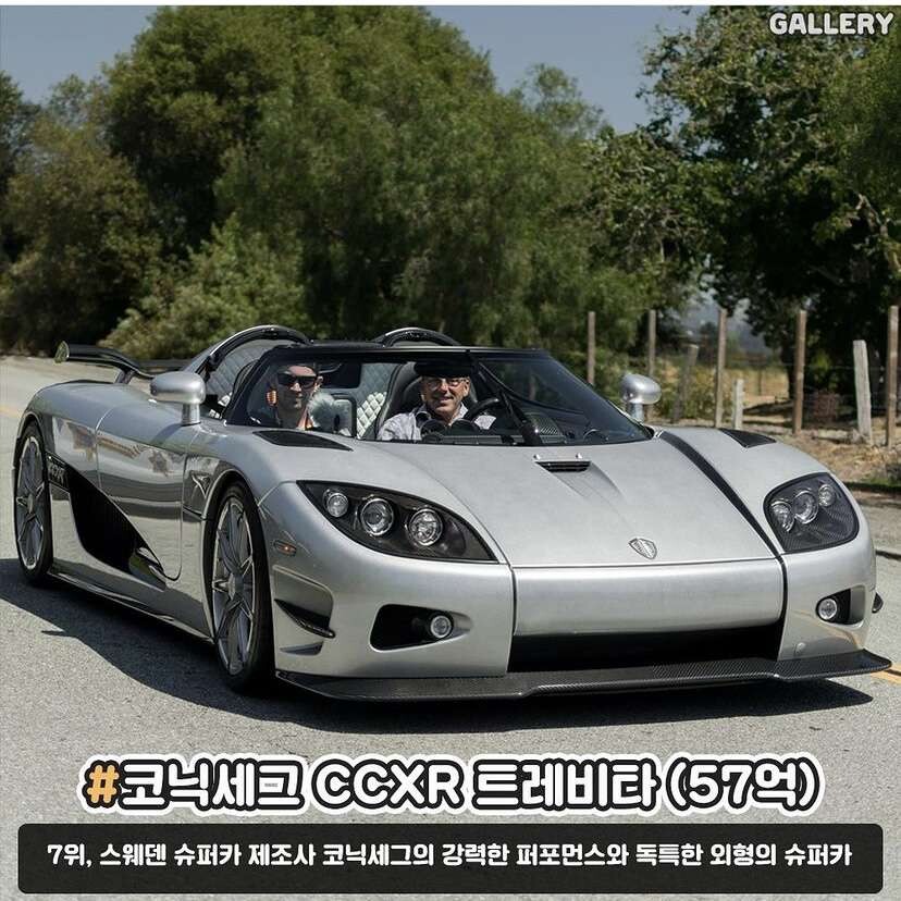 세계에서 가장 비싼 자동차 순위  이미지1