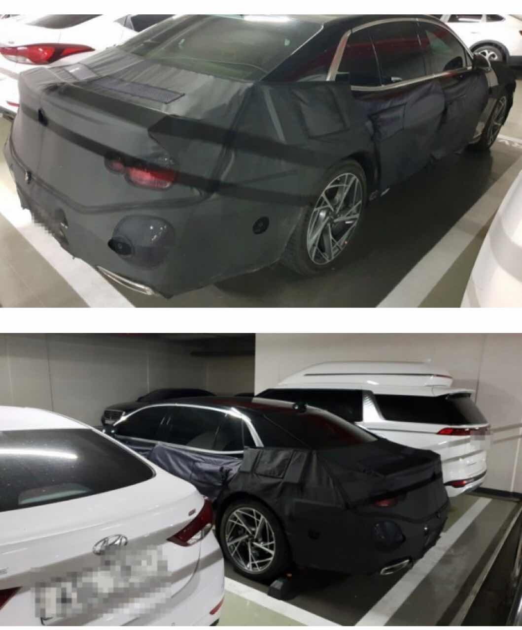 주차장에서 목격된 제네시스 G90 풀체인지 이미지3