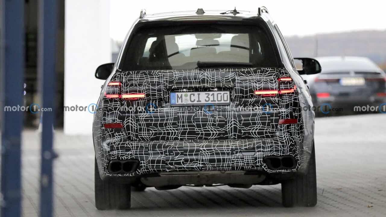 BMW X7 페이스리프트 최신 스파이샷  이미지4