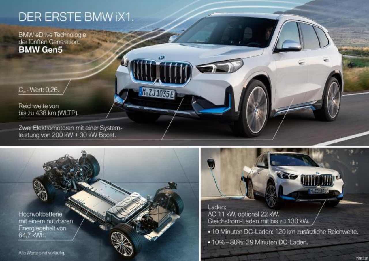 BMW X1 풀체인지, iX1 유출됐네요~ 게시글 썸네일