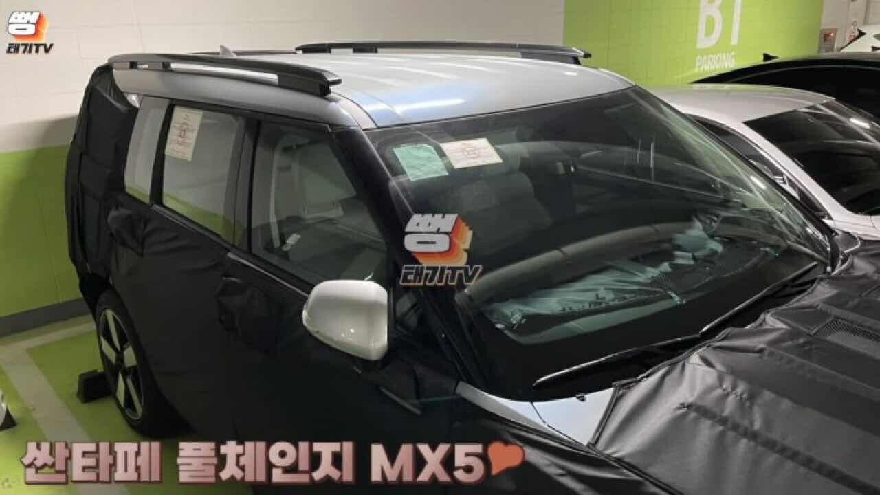 싼타페 풀체인지 테스트카 드디어 떴네요  이미지1