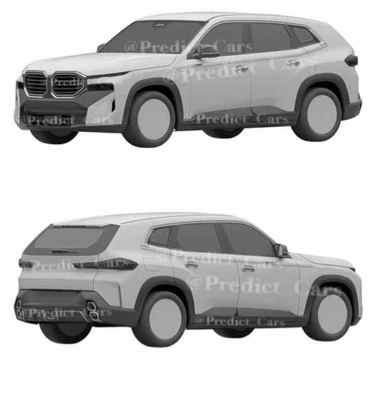 BMW 플래그십 SUV XM 디자인 유출 이미지1