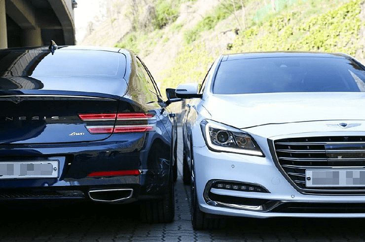 제네시스 G80 구형 vs 신형 디자인 비교 이미지3