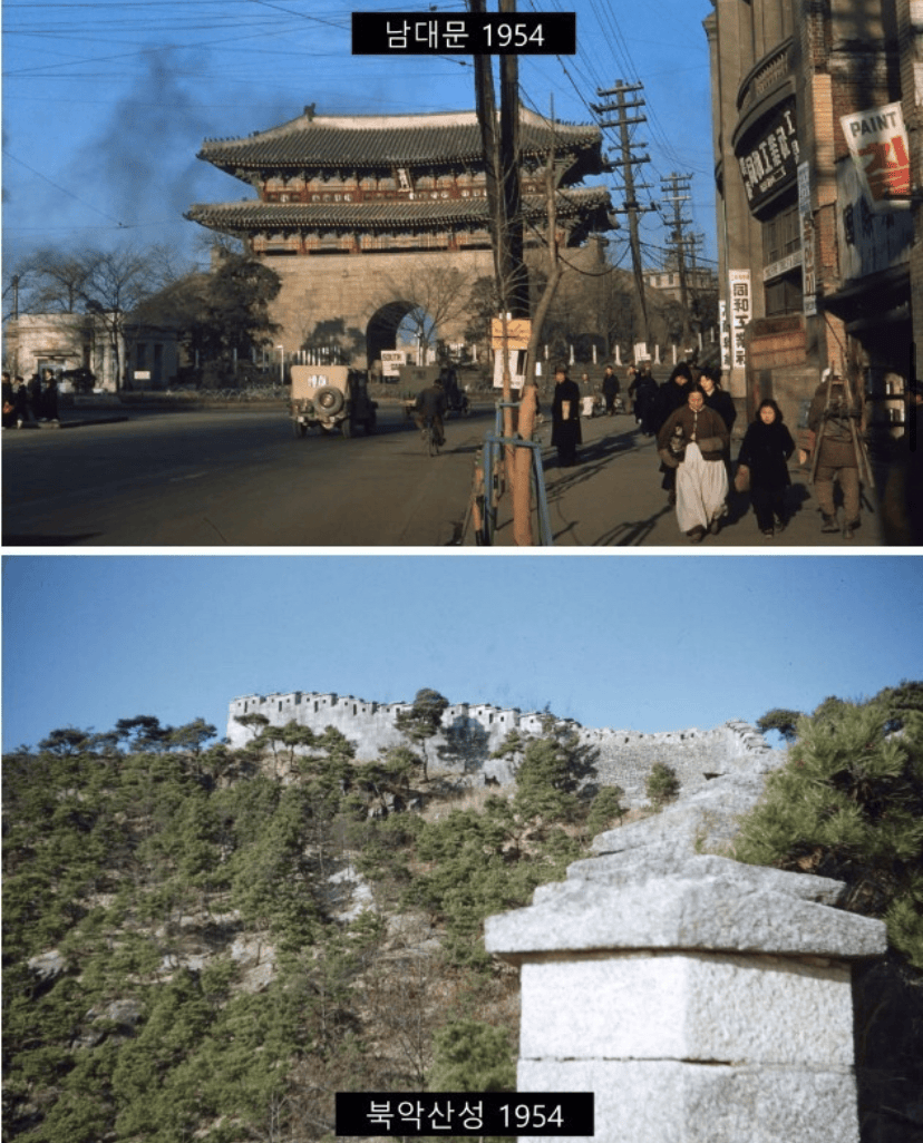 (비차량) 컬러 사진으로 복원된 1950년대 한국 이미지6