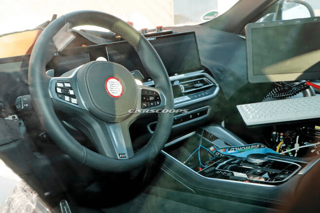 BMW X6 페리 인테리어 포착 (벤츠 스타일??) 이미지1