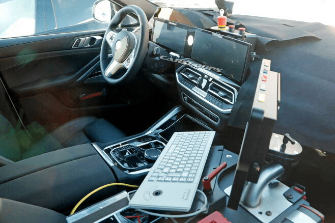 BMW X6 페리 인테리어 포착 (벤츠 스타일??) 이미지3