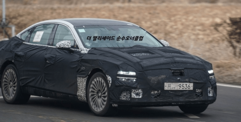 출시 앞두고 있는 제네시스 G80 전기차 이미지1