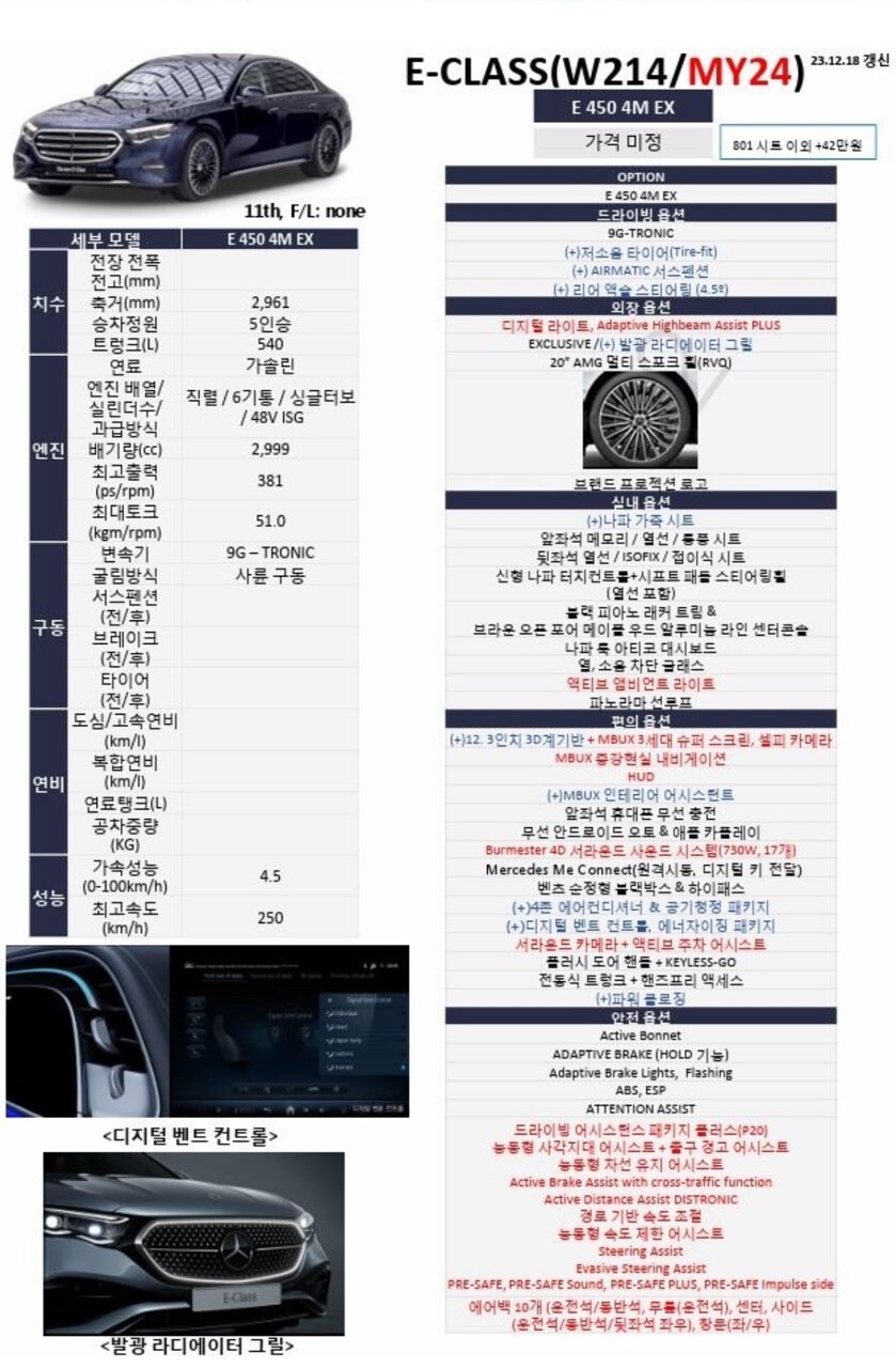 E클래스 풀체인지 출시했네요 ㅋㅋ  썸네일