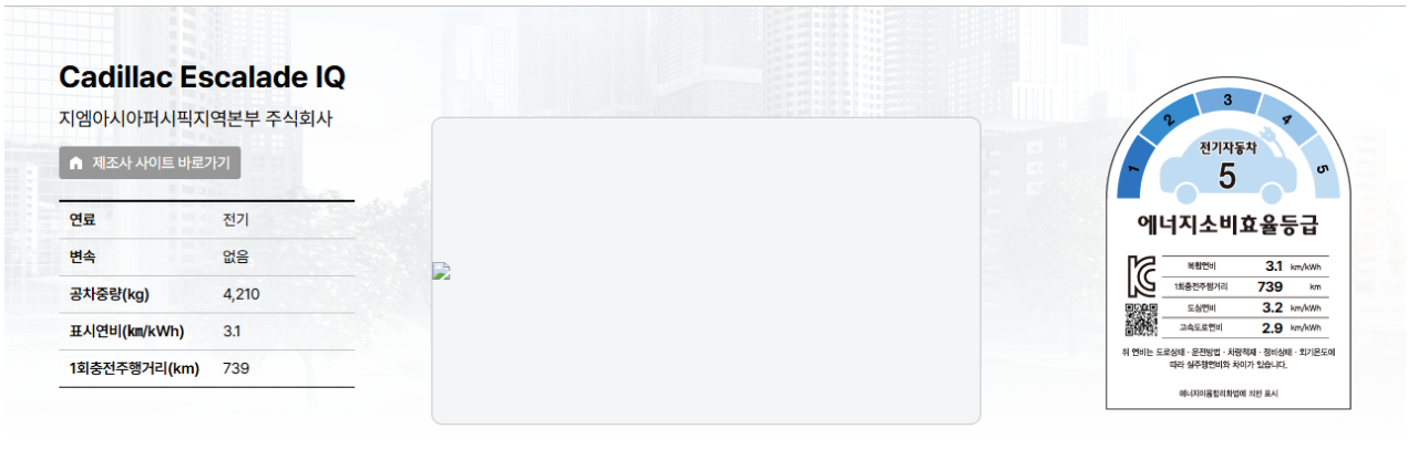 캐딜락 전기차 주행거리 진짜 무자비하네요  게시글 썸네일