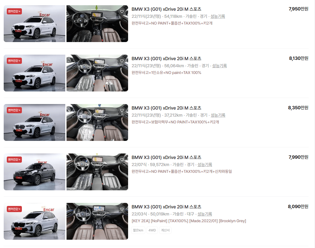 와 BMW 중고차 시세 진짜 미친거 아닌가요?? ㄷㄷ  게시글 썸네일