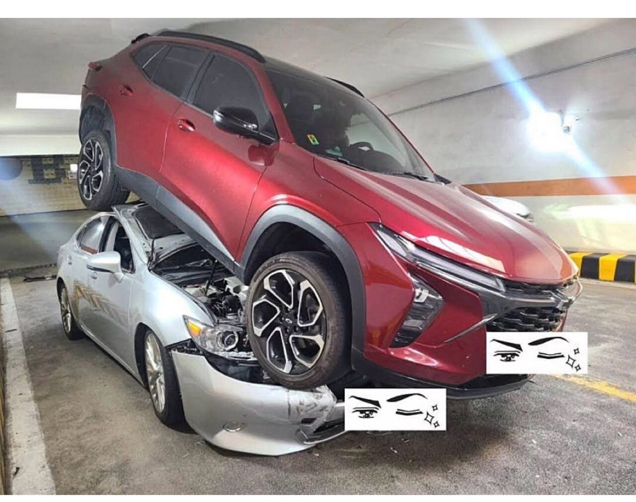 도대체 어떻게 박았길래 이렇게 사고가 나는거쥬 게시글 썸네일