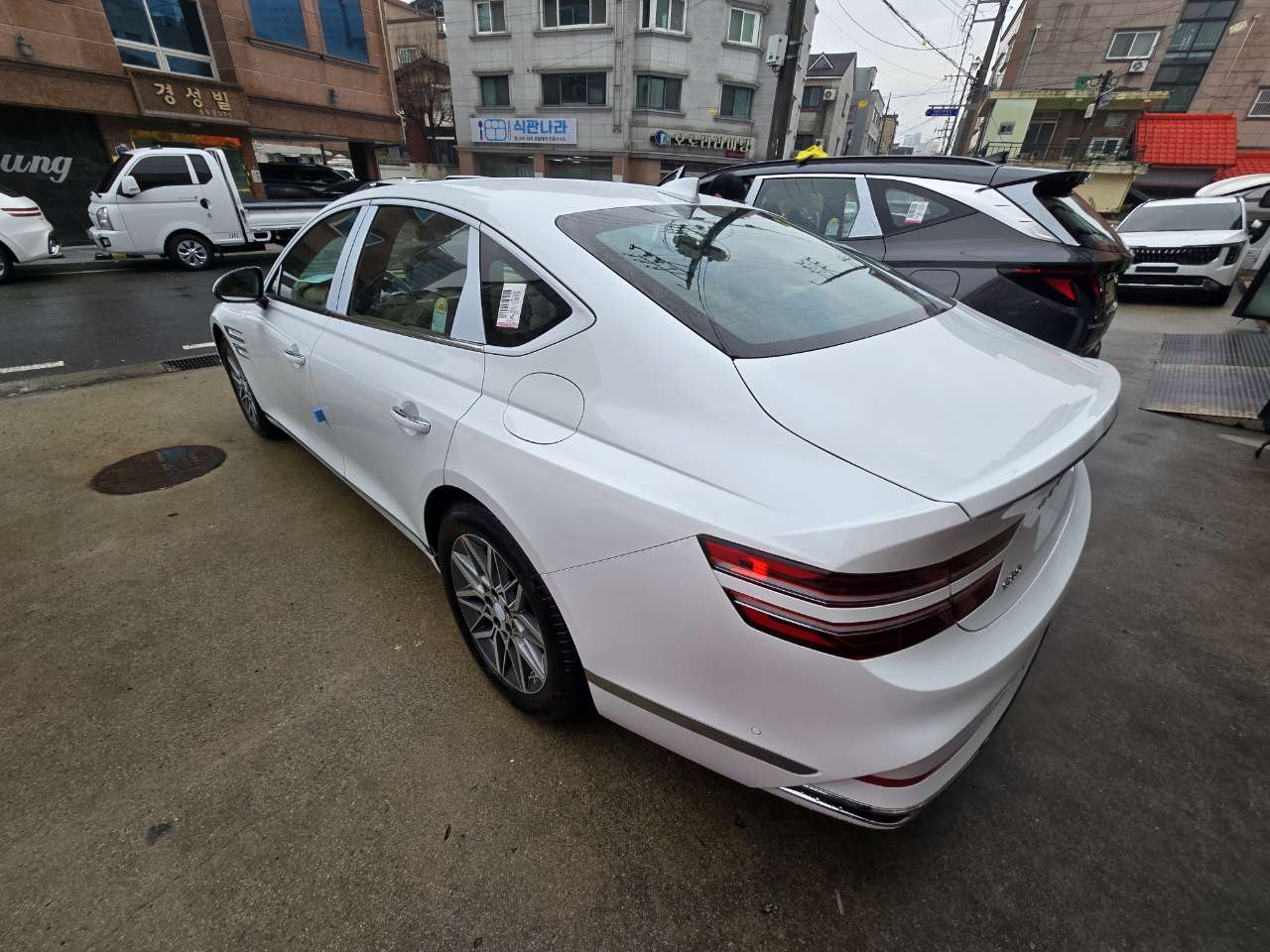 제네시스 G80 화이트  썸네일 이미지