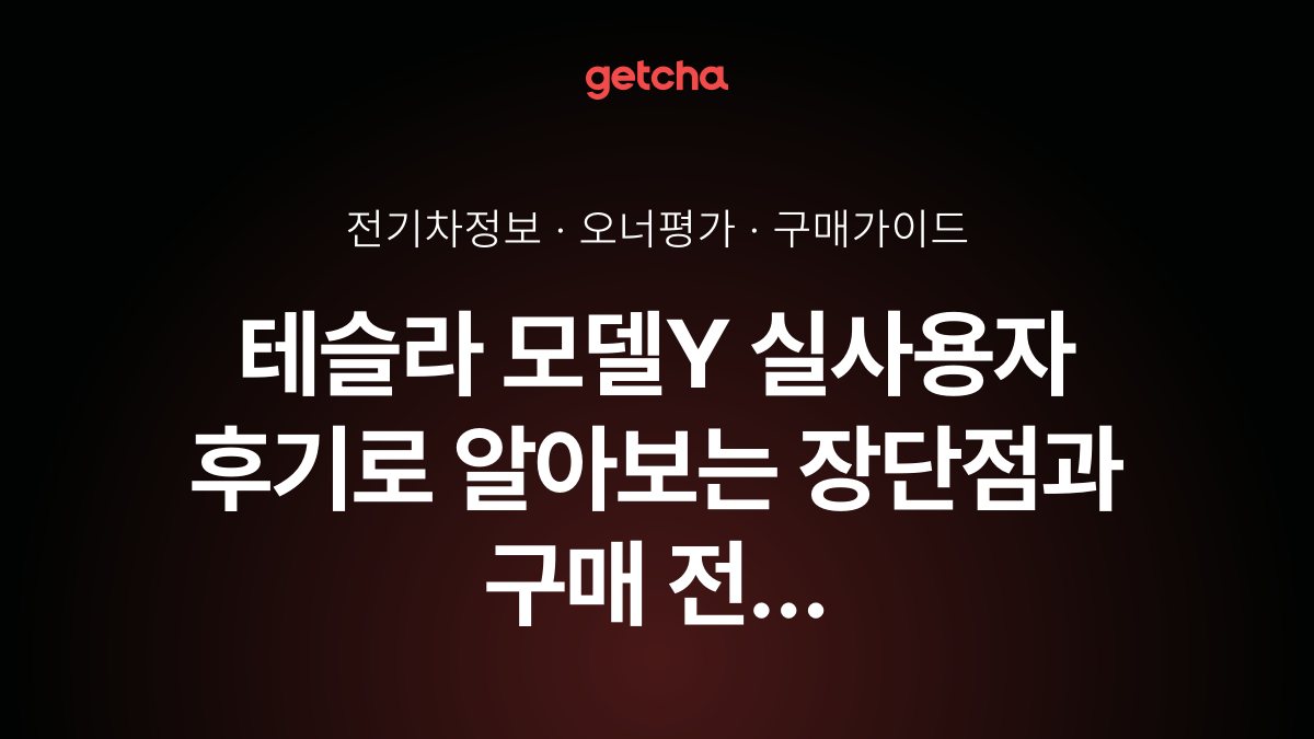 테슬라 모델Y 실사용자 후기로 알아보는 장단점과 구매 전 체크리스트