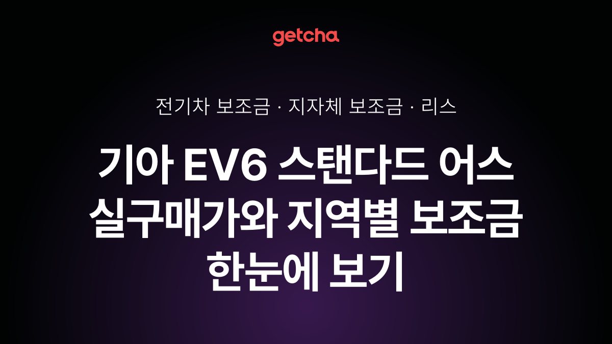 ๊ธฐ์ EV6 ์คํ ๋ค๋ ์ด์ค ๋ณด์กฐ๊ธ ์ฐ๋ฆฌ ์ง์ญ์ ์ผ๋ง? ๋ฆฌ์คยท์ฅ๊ธฐ๋ ํธ ์ ๋ฉ์
๊ธ