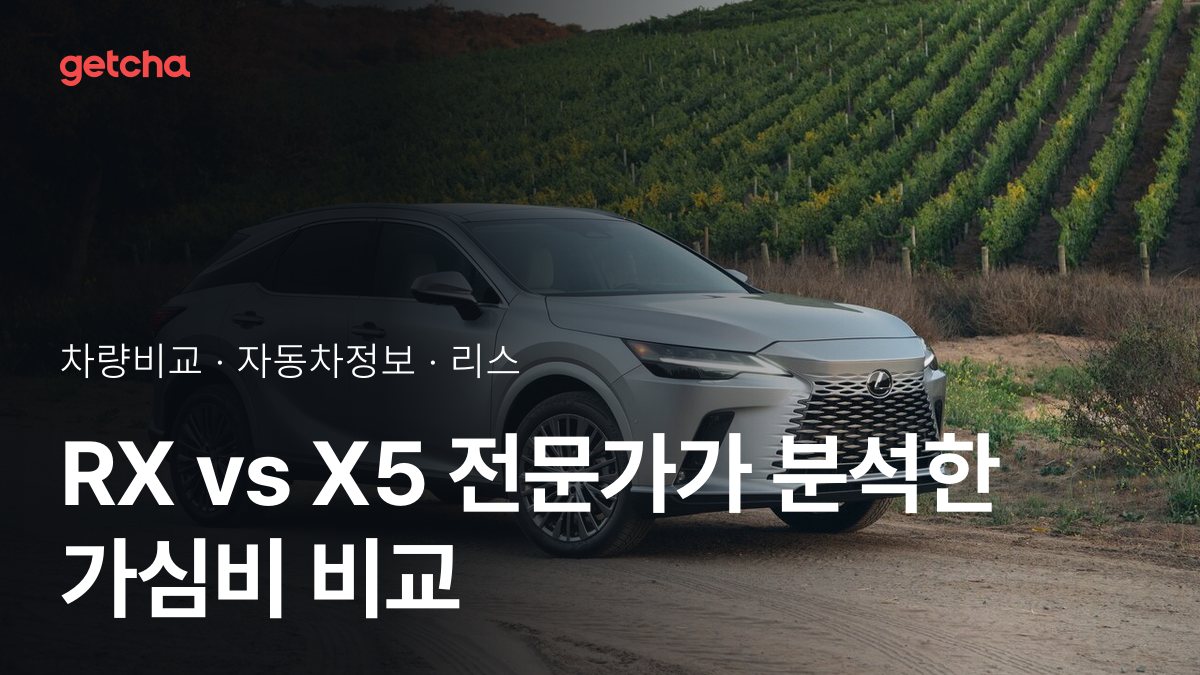 RX vs X5 ์ ๋ฌธ๊ฐ๊ฐ ๋ถ์ํ ๊ฐ์ฌ๋น ๋น๊ต