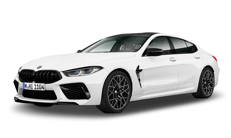 BMW M8 그란쿠페 컴페티션 P2 알파인 화이트