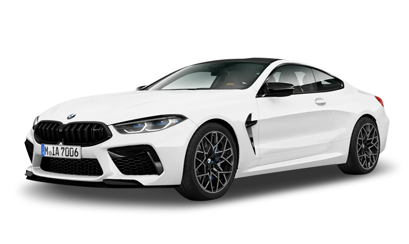 BMW M8 쿠페 컴페티션 P0-0 알파인 화이트