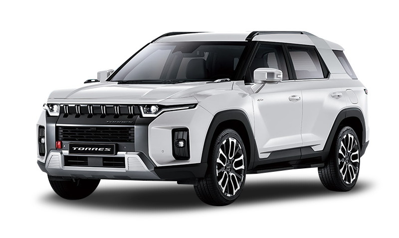KGM 토레스 블랙 엣지 AWD 그랜드 화이트